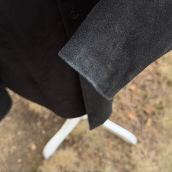 Vintage Rem Garson Suede Jacket /Top Black Women’s Size Medium - Picture 5 of 12